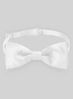 The White Satin Bow will add a quietly distinctive touch to formal outfits. 
 Wear with a crisp white shirt and a tuxedo for a refined evening look with a touch of tactile style. 
 
 Back Adjustable Elastic for a great fit. 
 
 A must have for your neckwear collection that you won't find anywhere else. Classic Fitted Satin Suit And Tie Accessories, Classic Satin Suit And Tie Accessories, White Bow Tie For Formal Occasions, White Bow Tie For Black Tie Events, White Fitted Bow Tie For Black Tie Events, Elegant White Bow Tie For Black Tie Occasions, Fitted White Bow Tie For Black Tie Events, Fitted White Bow Tie For Black Tie Occasions, Classic Bow Tie For Wedding