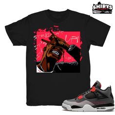 "Air Jordan 4 shirts to match the Retro Jordan 4 Infrared 2022 sneaker release. \"Travis Scott\" - Shirt Design by Shirts4Sneakers. Orders can not, and will not be [ Adjusted / Canceled or Refunded ] , 48 hours after purchase. (due to our print per order, after 24-48 hours, your items may begin the print process & that cannot be stopped.) * Please note that the sneaker (DOES NOT) come with the t-shirt. [The sneaker is only intended to show the sneaker match] * Actual on garment print, the colors Air Jordan 11 Bred, Jordan 4 Fire Red, Bred 11, Jordan 11 Bred, Jordan 4 Bred, Retro Jordans 11, Retro 11, Jordan Outfits, Birthday Stuff