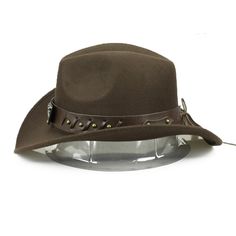 PU Leather Belt Bull Cowboy Cap Cotton Warm Trilby Fedora Men Women Wide Brim Jazz Hat Chapeu de Vaqueiro Festival Top Hat With Short Brim, Winter Top Hat For Western-themed Events, Brown Top Hat With Short Brim For Outdoor Events, Brown Top Hat With Short Brim For Outdoor, Brown Fedora With Short Brim For Western-themed Events, Fedora Men, Rose Bulls, Trilby Fedora, Jazz Hat