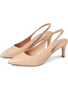 Women's MICHAEL Michael Kors Alina Flex Sling Pump | Zappos.com Sleek Kitten Heels With 4-inch Heel For Spring, Elegant Heels With Medium Width And Open Heel, Classic Heels For Night Out In Spring, Elegant Open Heel Medium Width Heels, Elegant Spring Kitten Heels With Branded Heel Counter, Sleek 4-inch Kitten Heels For Spring, Classic Spring Slingback Pumps For Party, Elegant High Heel Kitten Heels With Removable Insole, Elegant Ankle Strap Heels In Medium Width