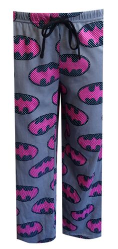 DC Comics Batgirl Polka Dot Logo Capri Lounge Pants Batgirl is here and ready for action! With these fun capri-length pants for... Fun Multicolor Cotton Pants, Batman Pajama Pants, Black Lounge Pants, Dc Comics Women, Batman Outfits, Fleece Pajama Pants, Black Lounge, Lounge Pants Womens, Cute Sleepwear