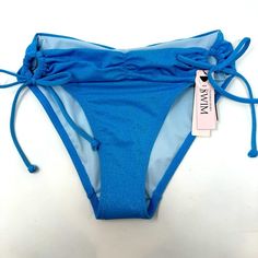 Beautiful Blue Shimmer Bikini Bottom From Victoria Secret. Has Small Cinching In Front And Back With Silver Logo Tag On Back. Side Ties. Please See All Pics! New With Tags! Questions? Leave A Comment Below! Blue Fitted Swimwear With Drawstring, Blue Tie-side Swimwear With Drawstring, Victoria's Secret Light Blue Bottoms For Summer, Victoria's Secret Blue Bottoms For Summer, Victoria's Secret Blue Summer Bottoms, Victoria's Secret Blue Beach Bottoms, Victoria's Secret Blue Swimwear For Pool, Casual Victoria's Secret Swimwear For Pool, Blue Drawstring Swim Bottoms