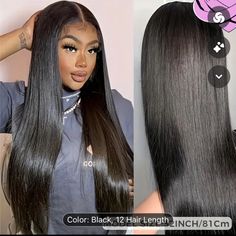 28inch/ Natural Black Straight Lace Front Wig, Straight Lace Front Wigs, Wig Human Hair, Hd Lace, Lace Front Wig, Hair Wigs, Human Hair Wigs, Lace Front Wigs, Full Hd