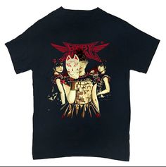 Babymetal Shirt, Punisher T Shirt, Su Metal, Clothing Store Design, Funny Tshirt Design, White Crewneck, Concert Tshirts, Star Shirt, Unisex Tshirt