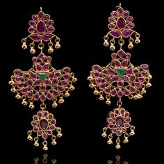 Get your traditional look right! The look includes entrancing tribal style earrings encrusted with shimmering stones. Approximate earrings length is 3.5". Designed over a high-quality brass as base metal. Made by order. Kindly allow 4-6 weeks for the delivery of this item. For custom or urgent requests, please contact support@alacouture.com. *Please Note: We use faux stones and beads in all of our jewelry. Temple Jewelry Bridal Earrings With Stone Work, Brass Chandbali Bridal Earrings, Traditional Jeweled Dangle Danglers, Jeweled Drop Earrings For Festivals, Jeweled Drop Danglers For Festivals, Bollywood Style Chandbali Bridal Earrings, Temple Jewelry Chandbali Bridal Earrings In Brass, Temple Jewelry Bridal Chandbali Earrings In Brass, Heavy Chandbali Brass Earrings