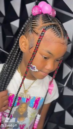 Mixed Girl Braids Kids, Braids For Little Black Girls Hairstyles, Style Dreadlocks, Foster Kids, Kids Hairstyle, Kid Hair