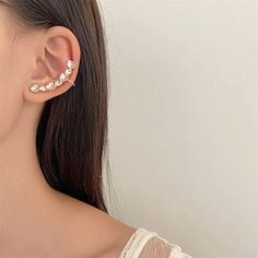 Description:Chic Pink Crystal Heart Ear Wrap Stud EarringsSpecifications:Material: Eco-plated Copper. Rhinestone. 18k GoldSpecies: EarringsSize: 4 cm * 0.7 cmWeight: 5.7 g/pairFeatures & Details:This handmade rhinestone crystal heart ear wrap... Opal Heart Ring, Pink Opal, Trendy Jewelry, Exquisite Jewelry, Cute Earrings