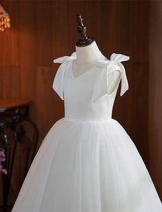 First Communion Dress Kids Girls' Party Dress Solid Color Sleeveless Performance Mesh Princess Sweet Mesh Mid-Calf Sheath Dress Tulle Dress Summer Spring Fall 2-12 Years White Barbie Sofia, First Communion Dress, Dress Tulle, Girls Party Dress, Dresses Kids Girl, Girls Party, First Communion, Dress Summer, Tulle Dress