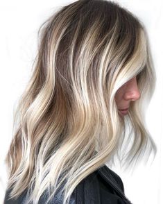 Balayage Lob, Balayage Hair Color Ideas, Balayage Hair Color, Soft Blonde