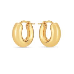 These Small Puffy hoop earrings are the perfect unique design. Crafted in 14k yellow gold with a high polish finish & a snap closure.Product Details: Earring Information : Approximate Weight : 3.4 grams Metal : 14K Yellow Gold Backing : Hinged Snap Back Length : 0.79 in Width : 0.79 in Classic Gold-tone Huggie Jewelry, Classic Gold-tone Tarnish Resistant Hoop Earrings, Small Gold-tone Polished Hoop Earrings, Small Gold-tone Hoop Earrings With Polished Finish, Classic Earrings With Shiny Finish, Everyday Gold-tone Huggie Earrings, Anniversary Gold Plated Hoop Earrings With Shiny Finish, Classic Gold Plated Hoop Earrings With Polished Finish, Gold Plated Huggie Hoop Earrings For Formal Events