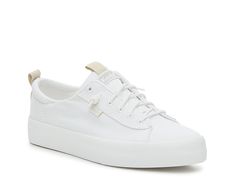 Saw this at DSW! White Sneakers With Dress, Best White Shoes, Dsw Shoes, Women Slip On Sneakers, White Athletic Shoes, Tennis Shoes Outfit, White Tennis Shoes, Womens Tennis Shoes, Shoes Teen