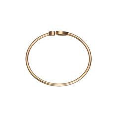 a gold ring on a white background