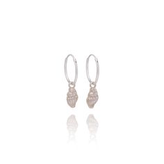 These super cute Dainty Shell Earrings are made by hand from a real baby whelk shell using '999' fine silver & hang from fine quality sterling silver French hooks or endless hinged hoops. *The approximate drop length is 1.5cm *Please choose hook or hoop at checkout *Presented in a luxury branded gift box This would make the perfect gift for a nature lover & is eco friendly too as Fine Silver is a recycled material. Beautifully packaged in eco-friendly, recycled & recyclable materials & posted to Silver Dangle Shell Earrings For Gift, Handmade Silver Shell Drop Earrings, Sterling Silver Shell As Gift, Adjustable Silver Shell-shaped Earrings, Sterling Silver Shell Earrings For Gift, Silver Shell-shaped Earrings With Ear Wire, Handmade Sterling Silver Shell, Nickel-free Sterling Silver Shell-shaped Earrings, Nickel-free Shell-shaped Sterling Silver Earrings