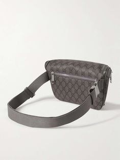 Shop GUCCI Ophidia Leather-Trimmed Monogrammed Coated-Canvas Belt Bag, Explore the latest in-season GUCCI collection today on MR PORTER Designer Crossbody Belt Bag, Designer Belt Bag With Removable Pouch For Daily Use, Luxury Rectangular Belt Bag With Removable Pouch, Luxury Travel Belt Bag With Dust Bag Included, Designer Monogram Canvas Crossbody Belt Bag, Brown Leather Gucci Belt Bag, Luxury Rectangular Belt Bag For Travel, Designer Rectangular Belt Bag For Business, Designer Rectangular Business Belt Bag