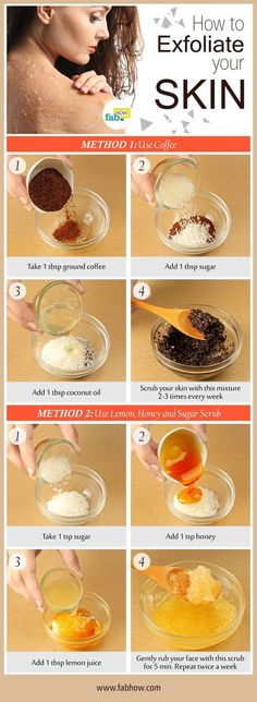 How to Exfoliate your Skin Like a Pro Obličejové Masky, Mask For Dry Skin, Diy Kosmetik, Homemade Face, How To Exfoliate Skin, Skin Care Remedies, Organic Skin