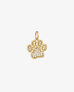 Made in 18K gold over brass Build it with our Charm Builder Charm height: 10 mm Charm only — chains sold separately SKU: CH155GLD Pave Pendant, Anatomical Heart, Flower Pendant, Heart Charm, Over 50, Medicine, 18k Gold, Gold Plate, Charms