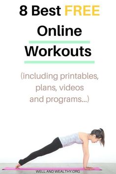 Get Fit For Free: 8 Amazing Resources Online Workouts, Burn Calories, Get Fit, Free Online, How To Plan