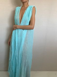 Aqua Blue Dress - Etsy