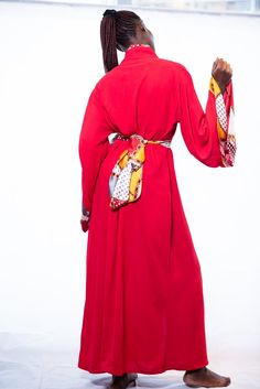 maxi kimono dress Red Long Sleeve Spring Robe, Red Maxi Dress With Kimono Sleeves, Red Wrap Kimono For Spring, Red Robe With Kimono Sleeves For Spring, Cotton Kimono, Long Kimono, Dressing Gown, Tall Women, Silhouette Cut