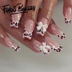 Click here to view more Fofosbeauty Press On Nails at lower price! Fofosbeauty--Press on nails 24 Pieces set 12 different sizes. Artificial nails design your own nails for weddings, parties, weekend dating, or special occasions. Acrylic nails art accessories design 24 pcs set full nail design fake nail tips with free nail glue sticker sheet and mini nail file. These tools can help you wear fake nails better, and the operation is easy and convenient for everyone. Clip-on nails have different size Leopard Nail Designs, Cheetah Nail Designs, Cheetah Nails, Leopard Print Nails, Easy Nails, Manicure Tips, Girly Acrylic Nails, Leopard Nails, Her Nails