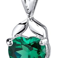 Stone: Emerald : 1 piece Heart 9mm.Stone has a nice color Pendant measures 3/8 x 3/4 inches and weighs 1.69 grams. Emerald Pendant Necklace, Jewelry Questions, Emerald Necklace Pendant, Jewelry Gift Guide, Emerald Pendant, Heart Shape Pendant, Emerald Gemstone, 3 Carat, Fine Jewelry Gift