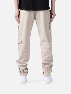 X1 Cargo Pants - Sand | Blacktailor – BLACKTAILOR Mid-rise Cotton Parachute Pants With Pockets, Mid-rise Beige Cargo Jeans With Side Pockets, Mid-rise Beige Cotton Cargo Jeans, Streetwear Khaki Cargo Pants With Flap Pockets, Urban Cotton Cargo Jeans With Multiple Pockets, Khaki Cargo Pants With Flap Pockets For Streetwear, Urban Khaki Cargo Jeans With Multiple Pockets, Military Style Cargo Bottoms For Streetwear, Urban Style Cotton Cargo Jeans With Multiple Pockets