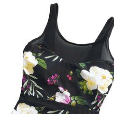 FREE SHIPPING Women O-neck Lace-up Floral Printed Swimsuit JKP3505 Tall Girl, Monokini, Floral Printed, Sports Bra, Floral Prints, Lace Up, One Piece, Money, Bra