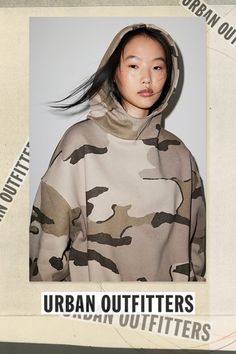 So cool Out From Under hoodie sweatshirt in a slouchy, oversized fit. Designed in an all-over camo print fabric featuring a draped neckline & hood, balloon sleeves and side pockets. Only at Urban Outfitters. Features Out From Under Ryan camo hoodie sweatshirt Oversized hoodie sweatshirt All-over camo print knit Draped cowl neckline and hood with drop shoulders & balloon sleeves Side pockets Oversized, relaxed fit Regular length Easy pull-over style UO exclusive Content + Care 58% Cotton, 42% polyester Machine wash Imported Size + Fit Model in Neutral is 5’7.5" and wearing size Small Measurements taken from size Small Chest: 51" Length: 26" | Out From Under Ryan Camo Hoodie Sweatshirt in Neutral, Women's at Urban Outfitters Winter Camouflage Sweatshirt For Streetwear, Urban Camouflage Sweatshirt For Streetwear, Camouflage Long Sleeve Sweatshirt For Streetwear, Camouflage Long Sleeve Hoodie For Streetwear, Long Sleeve Camouflage Hoodie For Streetwear, Military Long Sleeve Hoodie For Fall, Military Style Long Sleeve Hoodie For Fall, Camouflage Hoodie Sweatshirt For Streetwear, Camouflage Hoodie Sweatshirt For Fall