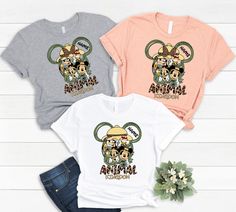 Disney Animal Kingdom Family Matching Shirts, Disney Personalized Shirt, Disney Custom Name Shirt Personalized Disney Shirts, Kingdom Names, Kids Disney Shirts, Disney Animal Kingdom, Family Matching Shirts, Disney Family, Disney Halloween, Disney Shirts, Disney Trips