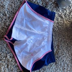 Brand New With Tags Nike Bottoms, Blue Nike, Nike White, Kids Nike, Nike Shorts, White Nikes, Kids Bottoms, White Blue, Blue White