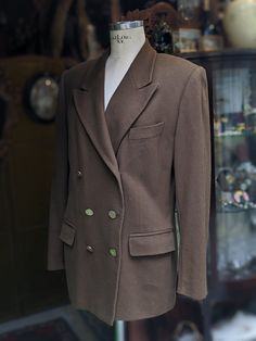 "Vintage Burberrys' Brown Jacket Oversize In vintage condition, have some small defaults (attention pics) Measures: - Shoulders: 17.71\" (45 cm) - Slevees: 24.01\" (61 cm) - Long Jacket: 29.52\" (75 cm) - Chest: 38.58\" (98 cm) Thanks for stopping by!!" Long Jacket, Brown Jacket, Vintage Jacket, Spain, Jackets & Coats, Clothes For Women, Clothes