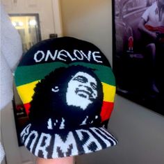 I Am Selling This Very Rare, Unique, Hard To Find - Bob Marley One Love Beanie With A Bill Hat I Have Been Unable To Find Another Hat Just Like This One Available For Sale Out There And I Believe This Is A Rare Find, Possibly One Of A Kind. It Is New Without Tags. I Never Wore It. No Flaws No Holes No Stains And From A Smoke Free Home It Is One Size Fits All And Is Made Of A Stretchy Material. I Have Already Lowered My Asking Price And Am Firm On The Current Listing Amount. You’re Welcome To Mak Taco Bell Logo, Anime Beanie, Brown Leather Hat, Bob Marley One Love, Mickey Mouse Ears Hat, White Bucket Hat, Holo Taco, Crochet Monkey, Visor Beanie