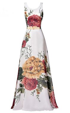 Garden Party Formal Dress, Elegant Floral Dress Long, Floral Prom Dresses, Long Formal Gowns, Prom Dresses Sleeveless, Short Homecoming Dress, Dress Silhouette, Fit Dress, Evening Gowns Formal