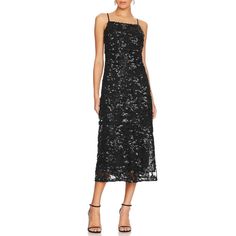 Rag And Bone Joelene Sequins Slip Dress In Black. Measurements: Bust (Pit To Pit)- 16” Waist- 16” Hips- 17 3/4” Length- (Shoulder To Hem)- 49” (Measurements Taken With Garment Lying Flat) Condition: New With Tags Fabric: 100% Viscose Lining- 100% Modal B19-024 Sequin Midi Dress For Formal Gala, Formal Sequined Midi Dress For Gala, Formal Gala Midi Dress With Sequins, Sequin Midi Dress For Gala, Chic Black Evening Dress With Straight Neckline, Black Dress With Straight Neckline For Gala, Elegant Holiday Midi Dress For Dinner, Black Midi Dress For Gala, Black Evening Dress With Straight Neckline For Cocktail