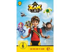 an advertisement for the zak story with characters