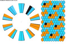 an image of the same pattern as it appears in this paper model, but with different colors