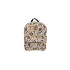 Be a part of the magical community of the Wizarding World with this beautiful Harry Potter backpack. This full size 16" backpack features famous Harry Potter Hogwarts icons in a whimsical watercolor allover print and is perfect for carrying wallet, phone, make-up, school supplies, work supplies, laptop,, and all other necessities. The backpack is made from vegan pebble leather and has a zip closure main compartment with interior padded laptop sleeve, front zip pocket, and 2 side pockets for extr Themed Standard Backpack For Daily Use, Themed Multicolor Backpack For Everyday Use, Themed Travel Backpack, Themed Student Backpack, Themed Travel Bags For Back To School, Themed Backpack For Everyday Use, Themed Travel Backpack Bags, Watercolor Allover, Harry Potter Backpack