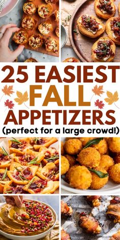 25 easy fall appetizers perfect for a large crowd