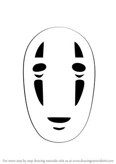 a black and white drawing of a face with two different lines in the shape of faces