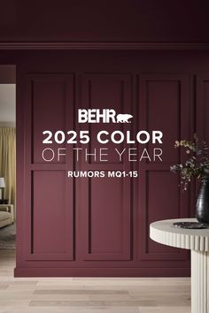 the color of the year is behrr's 2055 color of the year