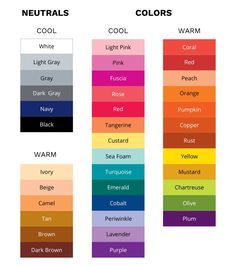 Warm Skin Tone Colors, Skin Tone Clothing, Magic Ideas, Neutral Skin Tone, Color Knowledge, Two Tone Hair, Skin Undertones, Colour Combinations Fashion, Color Combos Outfit