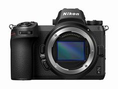 the nikon dx1 camera is shown with its lcd screen and flash light