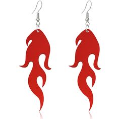 PRICES MAY VARY. ⭐ ⭐⭐⭐⭐Please note that the earrings all come with a protective clear plastic. Once you receive earrings please peel off. Thanks for understanding.⭐ 🔥Design Inspiration🔥 We designed a red flame, it is the symbolic of illumination and enlightenment, spirituality and warm. Hope you can feel warm and the power of life by this flame fire Earrings. 🔥MATERIAL 🔥Flame earrings are made of high quality acrylic. it's durable, highly polished,Hypoallergenic, It is not allergy for your s Flame Earrings, Lava Girl, Fire Earrings, Earrings Funny, Wwe Outfits, Earrings Punk, Purple Flame, Ear Art, Devil Costume