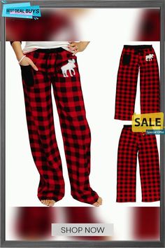 Men's Loungewear Pajama Pant Lounge Pants Animal Grid / Plaid Simple Comfort Home Daily Knit Warm Breathable Long Pant Pant Elastic Waist Winter Red Casual Cotton Pants For Christmas, Casual Winter Bottoms For Pajama Party, Casual Christmas Loungewear Bottoms, Cotton Long Pants For Home, Comfortable Red Cotton Pants, Red Bottoms With Pockets For Loungewear, Casual Bottoms For Pajama Party In Fall, Casual Red Bottoms For Christmas, Red Lounge Bottoms With Pockets