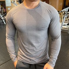 Casual Comfy Men's Gym & Workout T Shirt Price: 36.00 & FREE Shipping Worldwide #men #mensfitness #fitnessapparel #mensportswear #mensgymwear #gymwear #sportswear #mensathleisure #athleisure #bodybuilding #musclefit #mensfitnessapparel #activewear #mensactivewear #mensgymapparel #hardcore #sportstshirt #menssportstshirts #mensoutdoortshirts High Stretch Gray Activewear With Crew Neck, Gray Athletic Fit Top For Gym, Gray Gym Tops For Sports Season, Gym Tops In Athletic Heather With Moisture-wicking, Gray High Stretch Tops For Light Sports, Breathable Stretch Athletic Heather Tops, Stretch Long Sleeve Athletic Heather Activewear, High Stretch Gray Tops For Gym, Long Sleeve Stretch Activewear In Athletic Heather