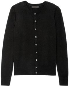 Elegant Black Merino Wool Cardigan, Elegant Fine Knit Outerwear In Solid Color, Fine Knit Solid Cardigan For Work, Classic Cashmere Cardigan For Layering, Elegant Wool Sweater With Buttons, Elegant Merino Wool Cardigan For Layering, Classic Wool Cardigan With Buttons, Classic Fitted Cardigan For Layering, Fitted Classic Cardigan For Layering