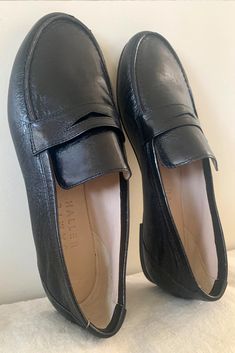 Inspired by the classic silhouette of a men’s style Italian loafer with the understated soul of a slipper. Handmade using bespoke Sacchetto construction in an old Dior atelier outside of Tuscany. Made in Italian hand-waxed buffalo and lined in very soft leather with a leather sole. - 100% Leather Jamie Haller, Italian Loafers, Dior Atelier, Black Inspiration, Black Leather Loafers, Penny Loafer, Buffalo Leather, Cool Boots, Classic Silhouette