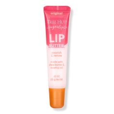 Sugarlips Lip Butter - BenefitsThis ultra-hydrating lip treatment instantly hydrates and locks in moisture for a supple, soft pout.Tree Hut's Sugarlips Lip Butter is paraben free, sulfate free, contains no formaldehyde donors and has a rich, buttery formula. The silky, smooth butter creates a protective barrier to help lock in moisture.Key IngredientsRosehip Oil helps to soothe and hydrate dry, cracked lipsShea Butter is known to deeply moisturize, nourish and soften dry, lips while helping to p Tree Hut Lip Scrub, Treehut Lip Butter, Lip Essentials, Dream Products, Lips Essentials, Viral Products, Beauty Haul