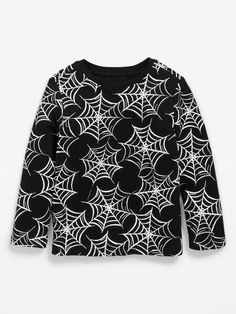 Unisex Long-Sleeve Printed T-Shirt for Toddler | Old Navy Long Sleeve Black Top For Halloween, Black Long Sleeve Top For Halloween, Casual Long Sleeve Top With Graphic Print For Fall, Fall Graphic Print Long Sleeve Sweatshirt, Casual Long Sleeve Graphic Top For Fall, Fall Graphic Print Crew Neck Tops, Casual Long Sleeve Halloween T-shirt, Fall Graphic Print Long Sleeve Crew Neck Top, Fall Graphic Print Long Sleeve Top With Crew Neck