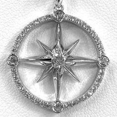 Let this piece help set your course for your next adventure in life and add some direction to your wardrobe. This is the perfect gift for the girl starting a new chapter in her life or the woman who appreciates meaningful jewelry. This maritime compass pendant is covered in white zircon and is made from strong and high-quality 925 sterling silver. Pendant Materials* Real 925 Sterling Silver* White Zircon* Hypoallergenic, Lead & Nickel Free* Rhodium Plated for Tarnish Free Finish* Includes 18 IN